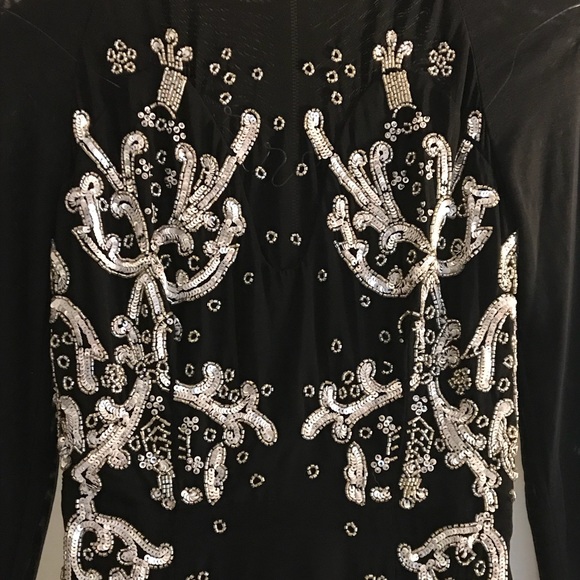 Sequin Maxi Evening Gown - Picture 3 of 8